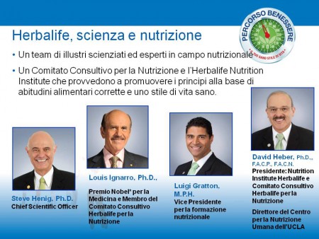 COMITATO CONSULTIVO HERBALIFE (SCIENZIATI)